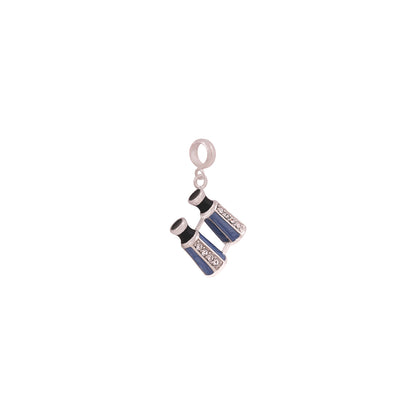 925 Sterling Silver Blue Bino Pendant