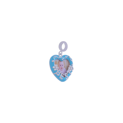 925 Sterling Silver Cherished Baby Rhodium Plated Pendant For Kids
