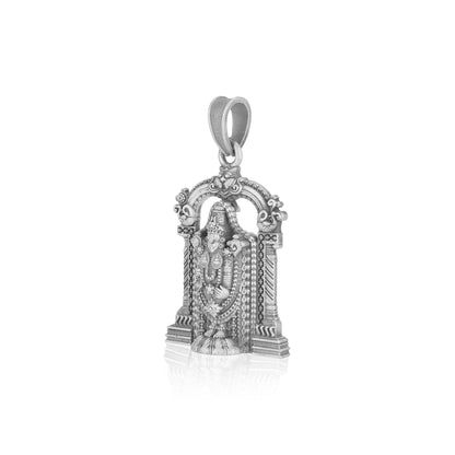 925 Sterling Silver Perumal Divine Idol Oxidised Pendants For Men &amp; Women