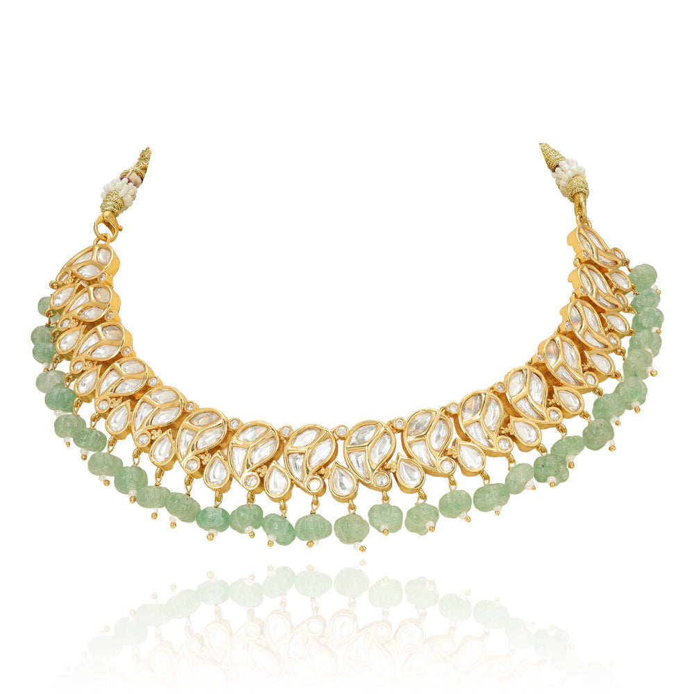 925 Silver Radiant Gold Plated Necklace