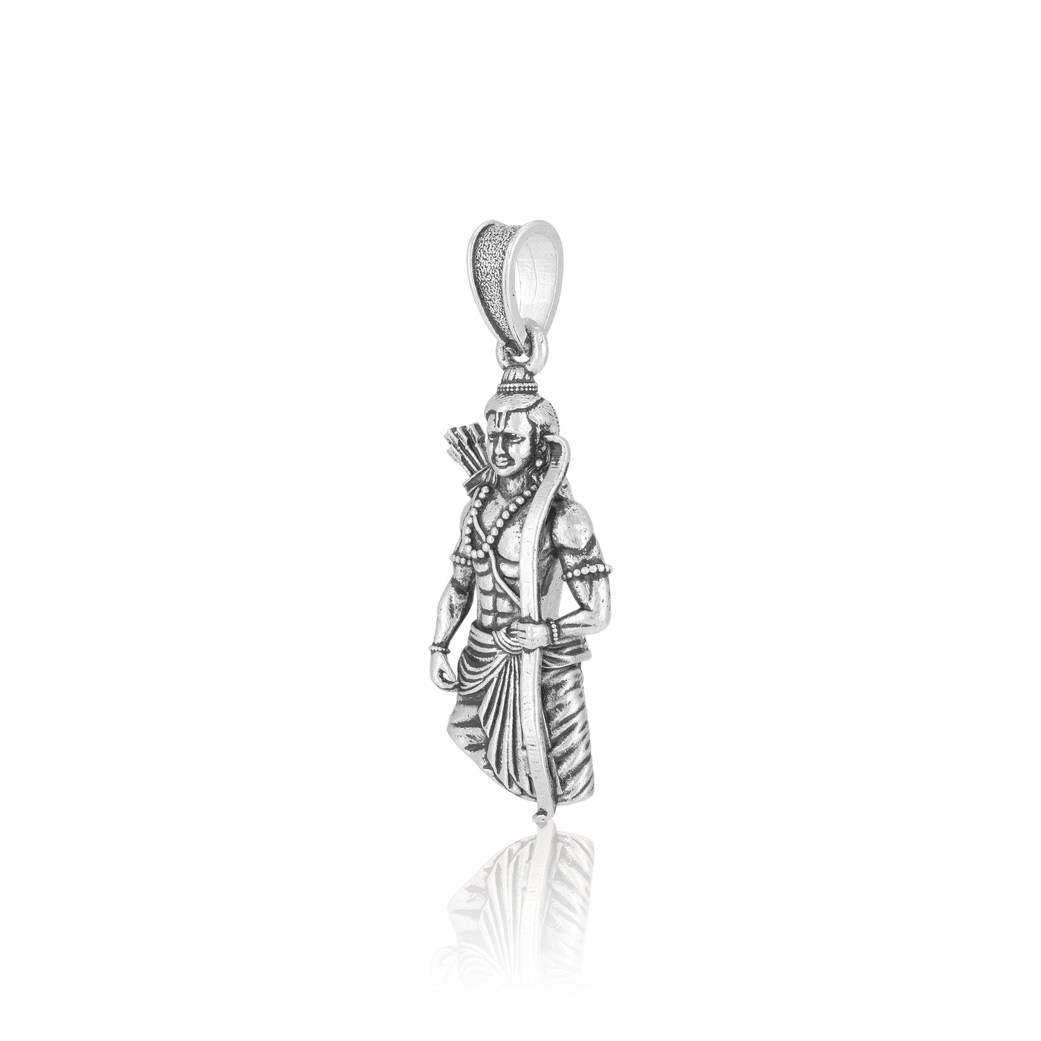 925 Sterling Silver Sri Ramar Oxidised Pendants for Men &amp; Women