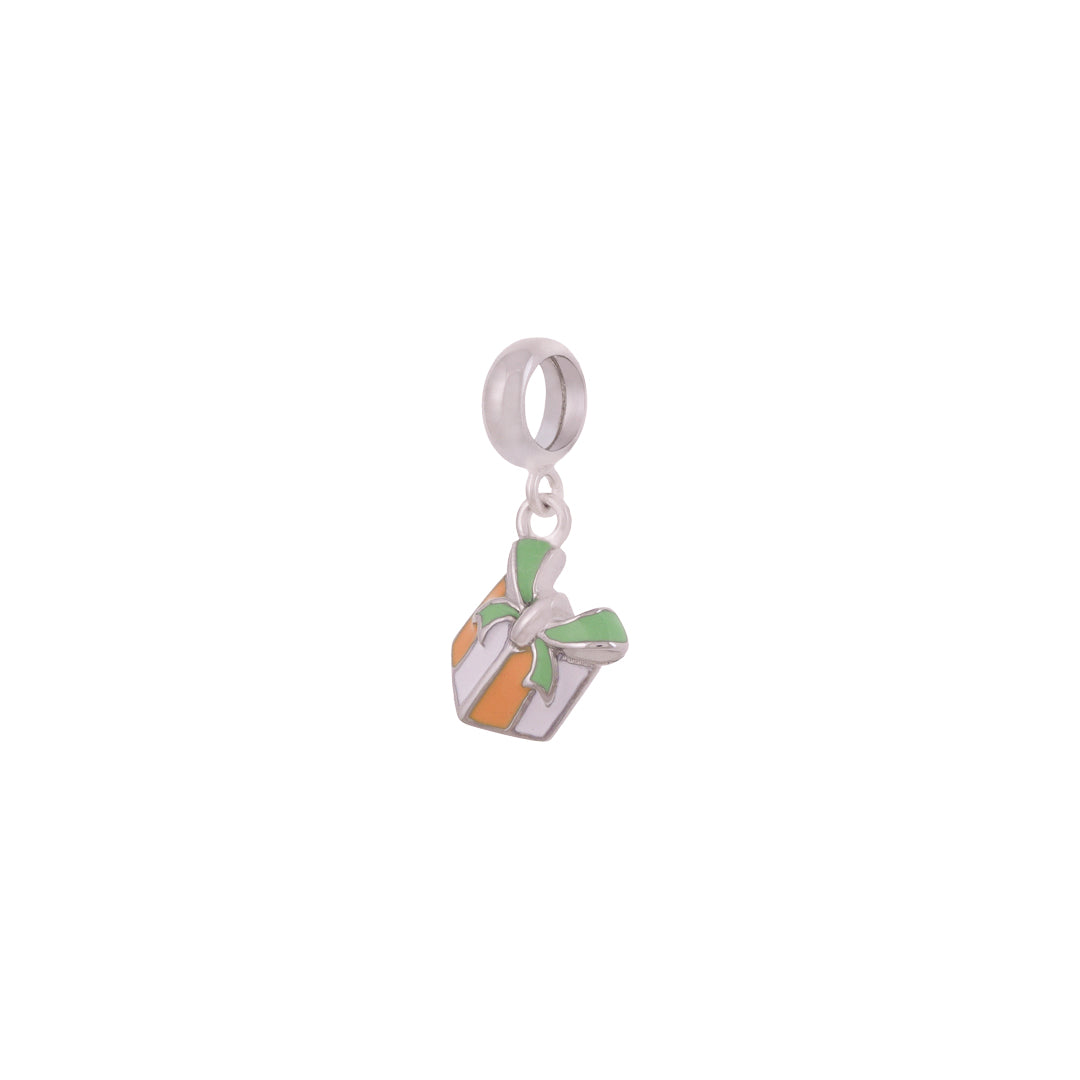 925 Sterling Silver Tiny Treasure Rhodium Plated Pendant For Kids