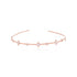 925 Simple Flair Sterling Silver Rose Gold Hair Band