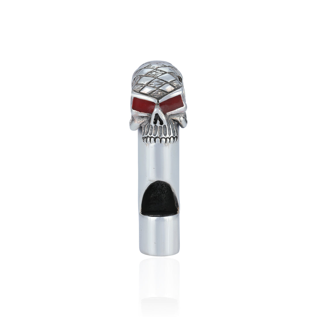  925 Skull Whistle Sterling Silver Miniature