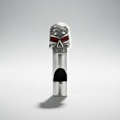 925 Skull Whistle Sterling Silver Miniature