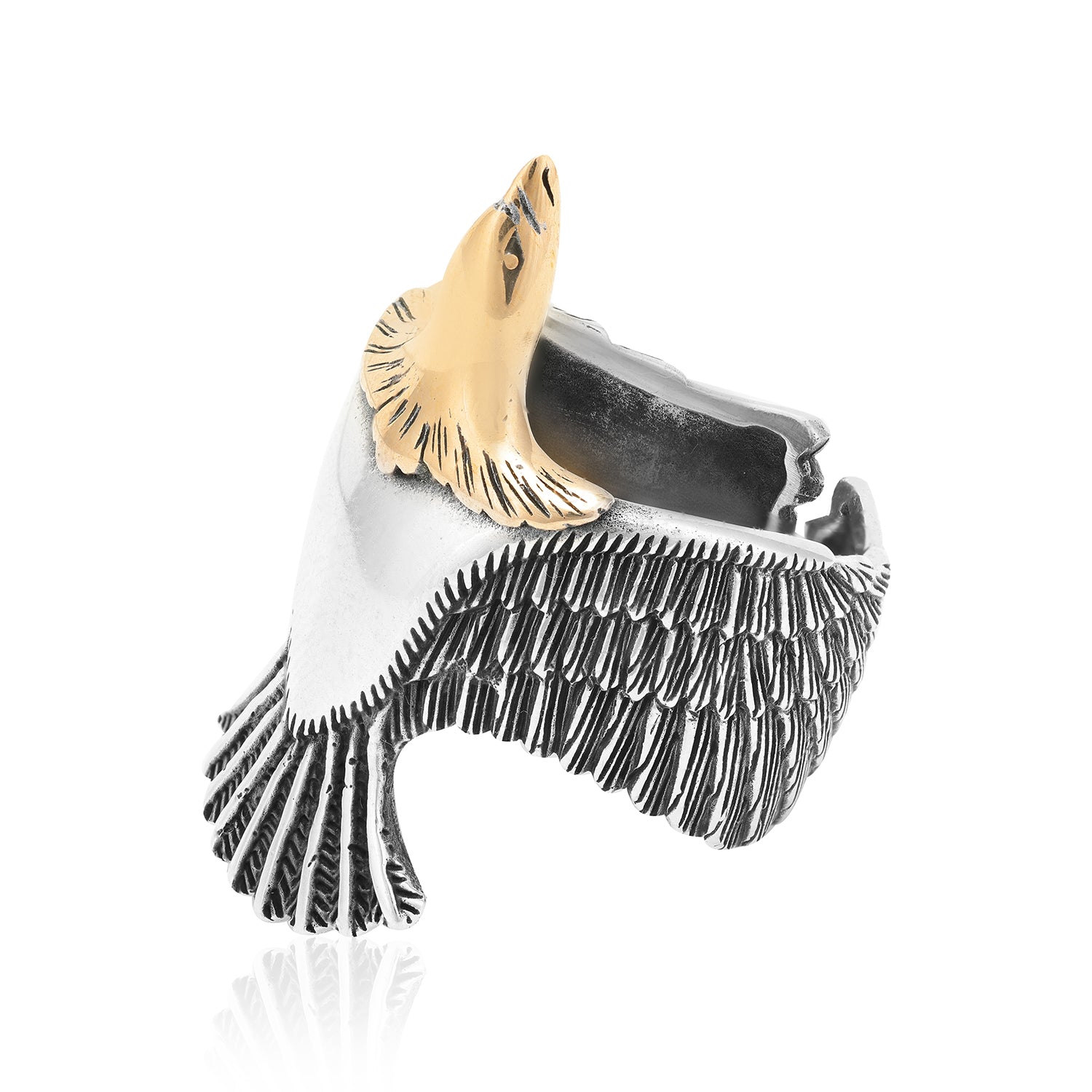 925 Sovereign Sterling Silver Eagle Ring