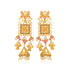 925 Sparkling Chandelier Gold Mop Earrings