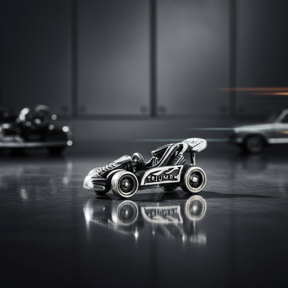 925 Speed Car Sterling Silver Miniature
