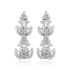 925 Starlit Bead Elegance Sterling Silver Earrings