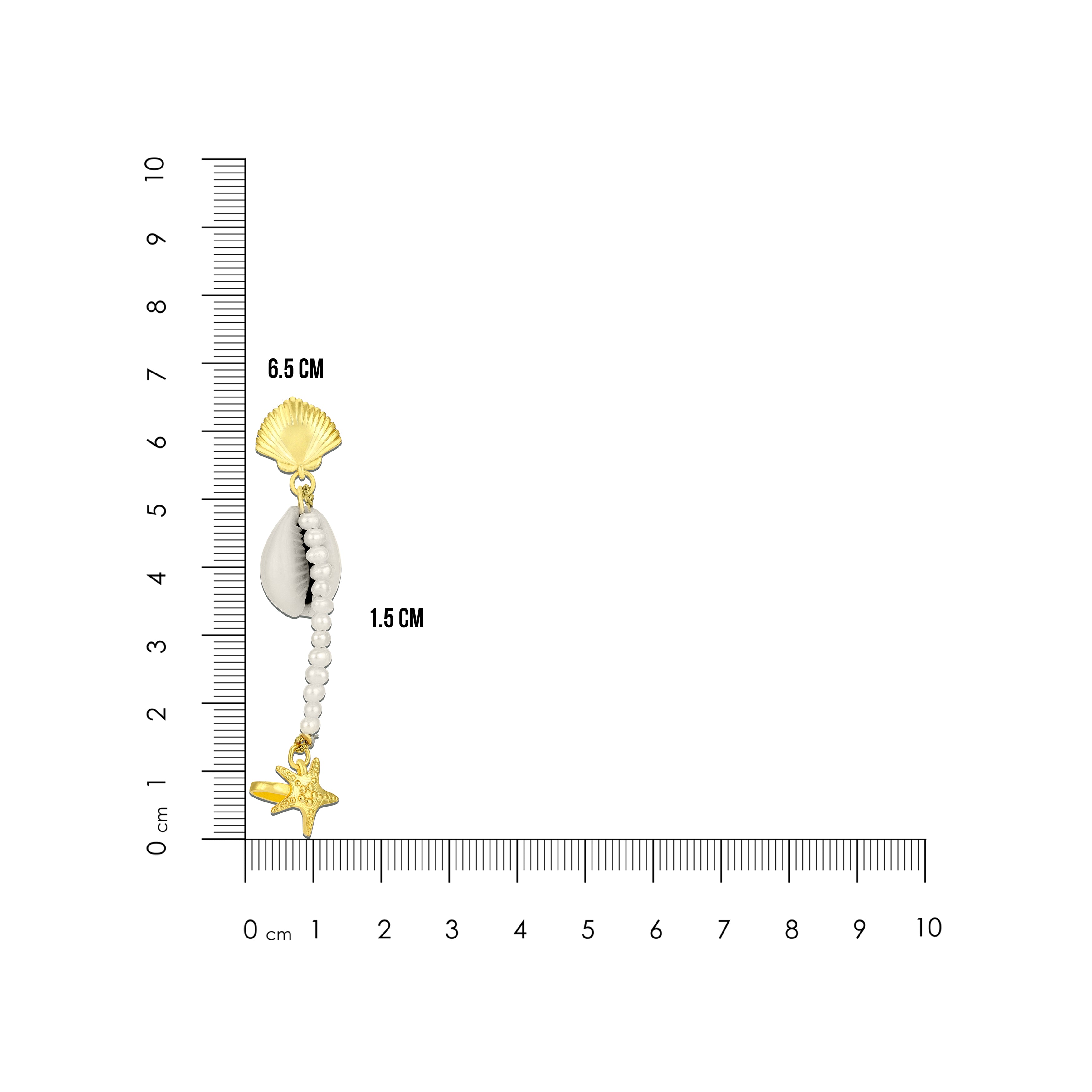 925 Sterling Silver Cowrie Shell Pearl Earrings for Women