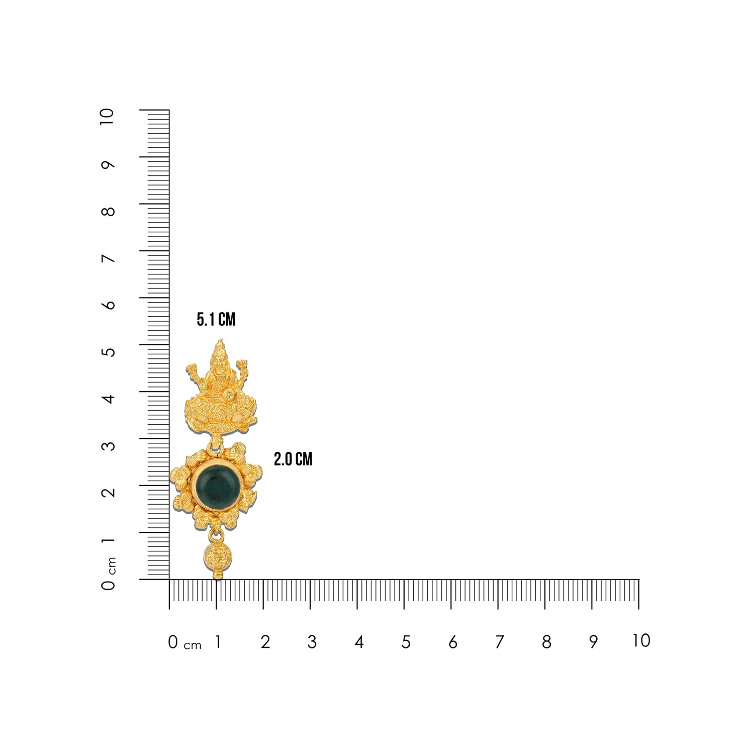 925 Sterling Silver Divine Green Floral Charm Earrings for women