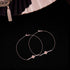 925 Sterling Silver Rose Gold Aurora Fleur Anklets For Women