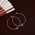 925 Sterling Silver Rose Gold Gleaming Bond Anklets For Women
