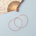 925 Sterling Silver Rose gold Floral Orbit Anklets For Women
