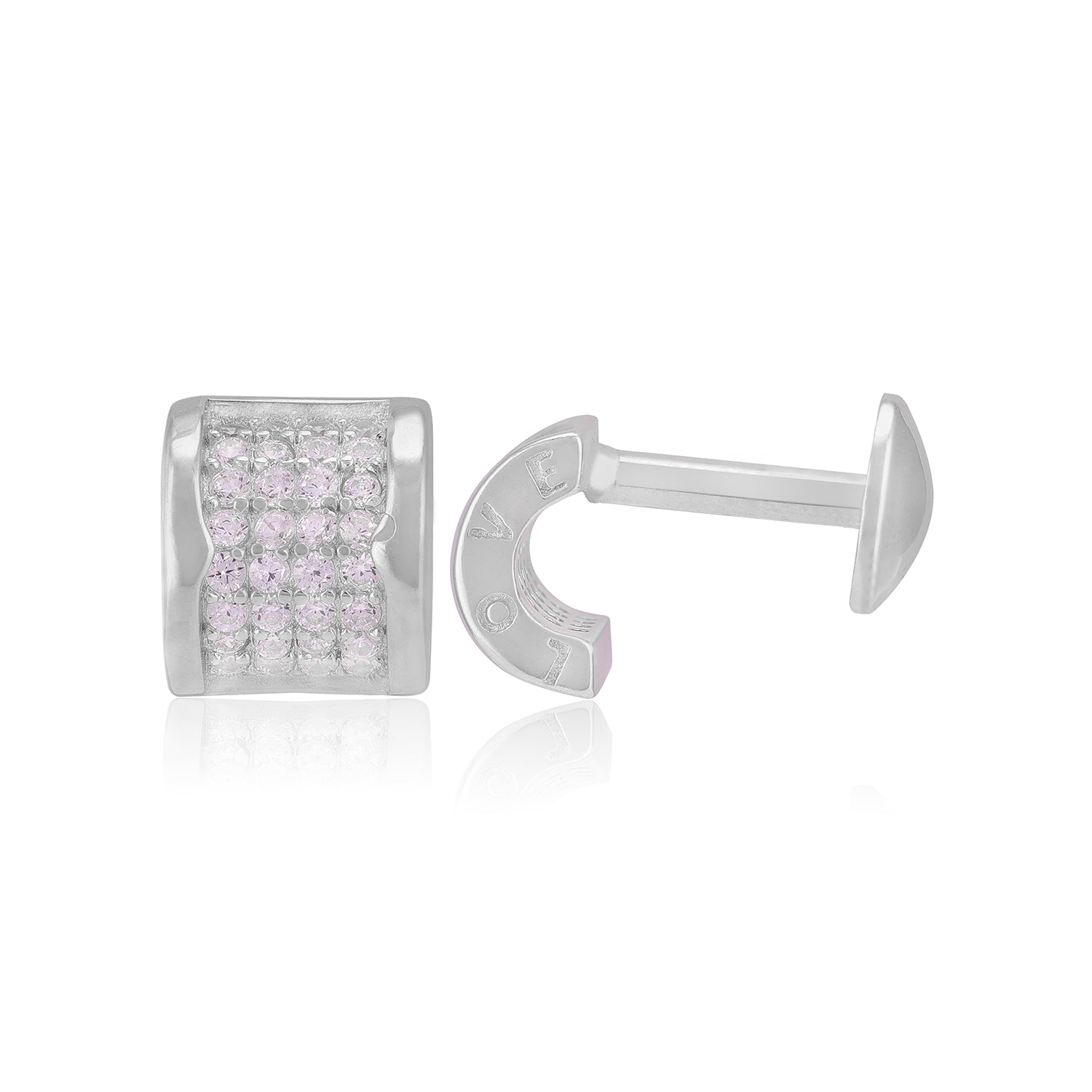 925 Sterling Silver Centrepiece Stone Earrings For Women