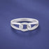 925 Sterling Silver Interlocked Silver Ring