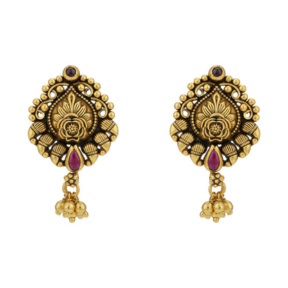 925 Sterling Silver Majestic Lotus Earrings for Women