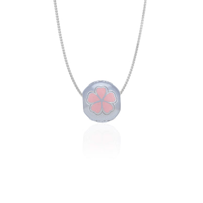 925 Sterling Silver Roselight Meadow Flower Charm Pendant for Women