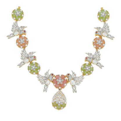 925 Sterling Silver Royal Aviary Necklace for Women