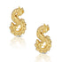 925 Sterling Silver Ancestral Peacock Motif Earring for Women