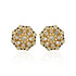 925 Sterling Silver Antique Gold Harmony Earrings for Women
