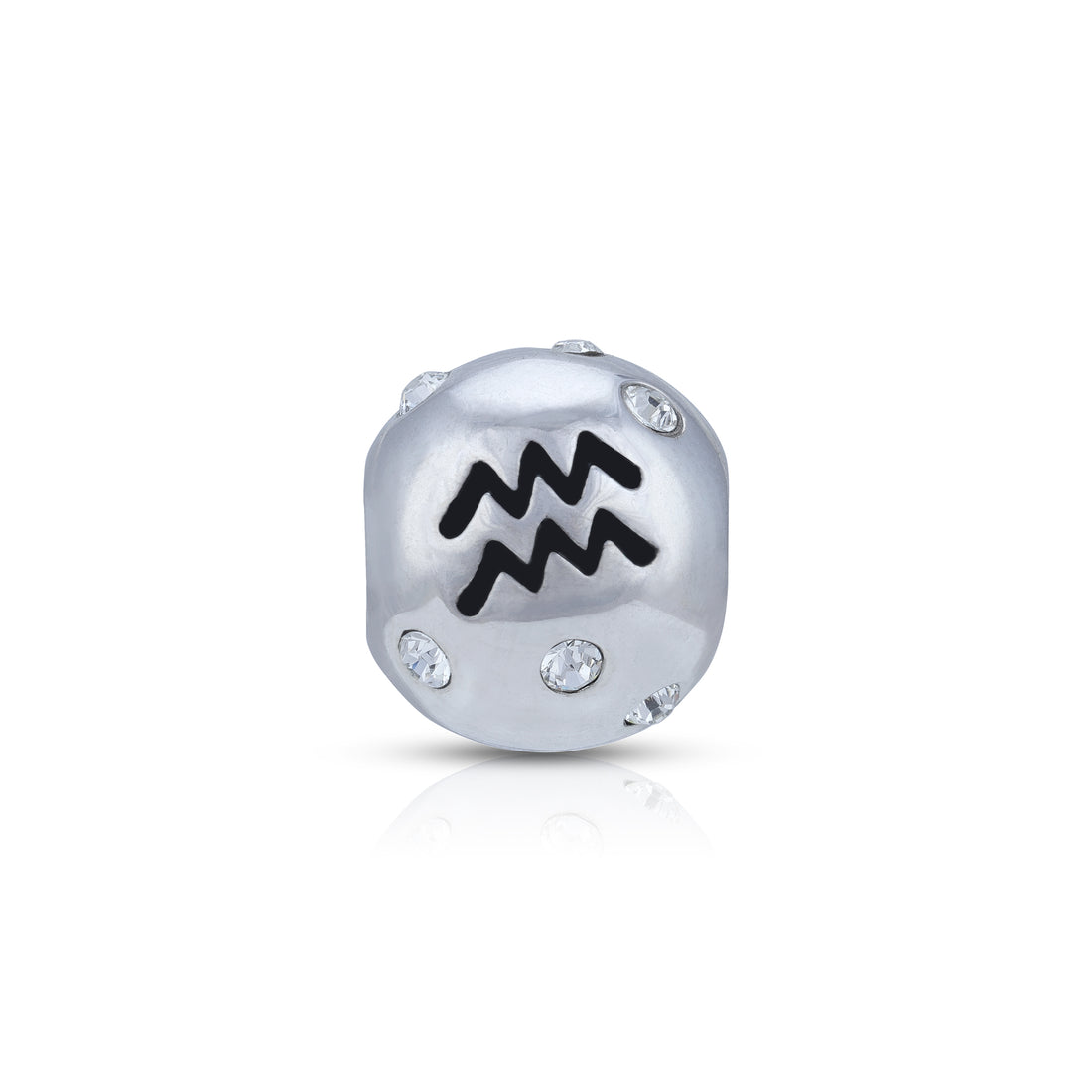 925 Sterling Silver Aquarius Aura Charm Pendant for Women