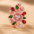 925 Sterling Silver Aurora Petal Embrace Ring for Women