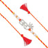 925 Sterling Silver BRO Framed Crowned Glory  Rakhi Bracelet For Brother