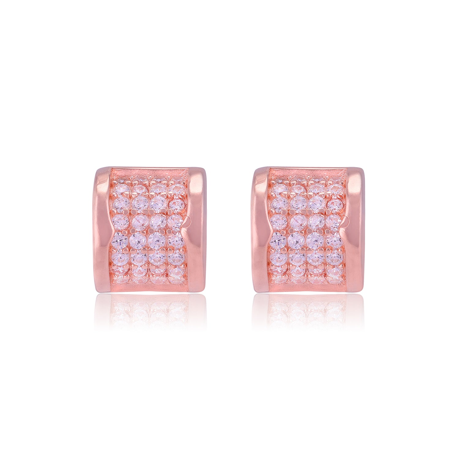925 Sterling Silver Centrepiece Stone Earrings For Women