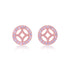 925 Sterling Silver Circle Centred Starscape Earrings For Women
