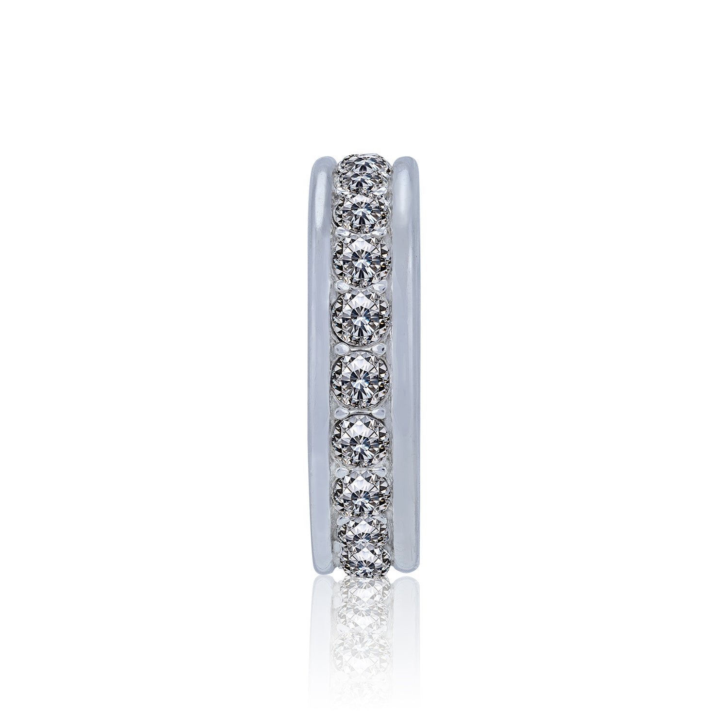 925 Sterling Silver Circle of Love Sparkle Charm Pendant for Women