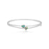 925 Sterling Silver Colour Pop Duo Heart Bracelet For Women