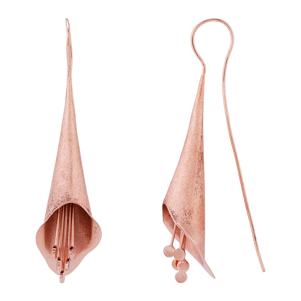 925 Sterling Silver Conical Glow Earring