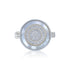 925 Sterling Silver Constellation Halo Sparkle Coat Pin for Men
