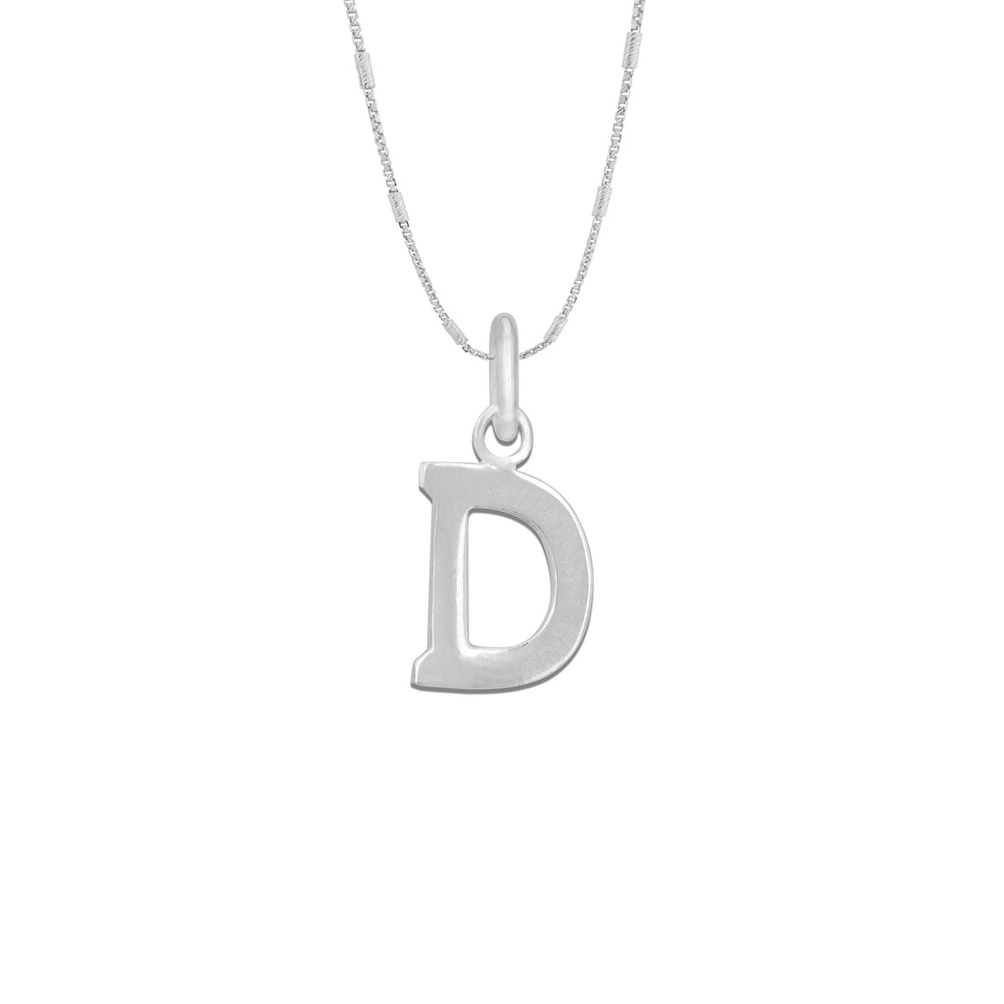 925 Sterling Silver D Shaped In Pure Grace Pendant Rakhi For Brother