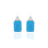 925 Sterling Silver December Month Square Turquoise Birthstone Stud For Women