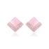 925 Sterling Silver Diamond Shaped V Layer Stoned Earrings For Women