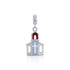 925 Sterling Silver Divine Cross Cathedral Charm Pendant for Women