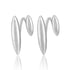 925 Sterling Silver Dual Marquise Shape Minimalist Earring for Women