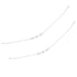 925 Sterling Silver Elegant Linked Circle Charm Chain Bracelet for Women