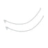 925 Sterling Silver Elegant Thin Chain Anklet for Women