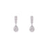 925 Sterling Silver Elegant Zircon Stone Stud