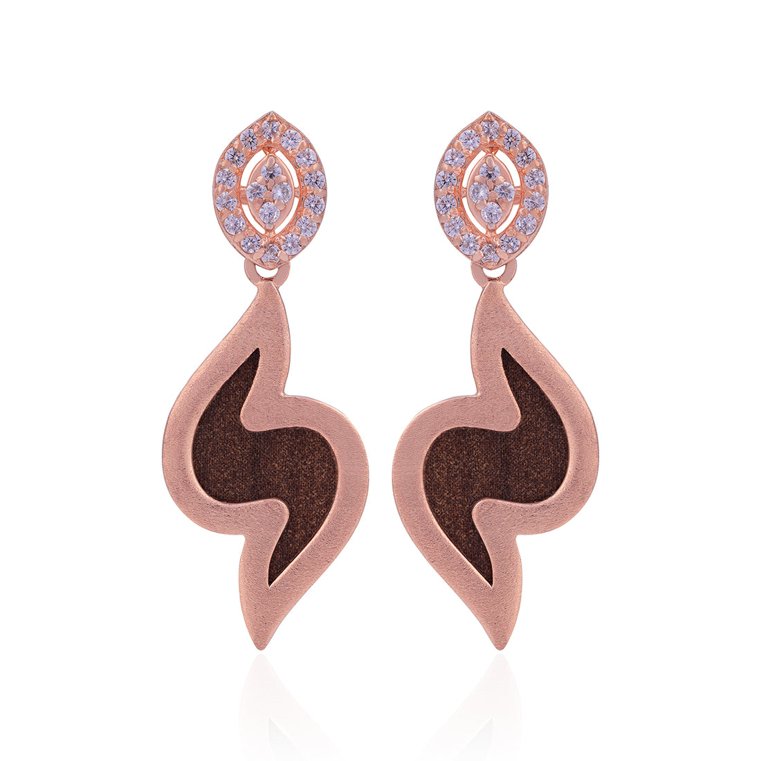 925 Sterling Silver Ember Grace Glow Earrings  For Women
