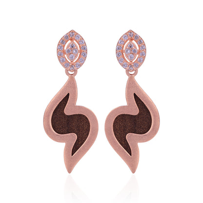 925 Sterling Silver Ember Grace Glow Earrings  For Women