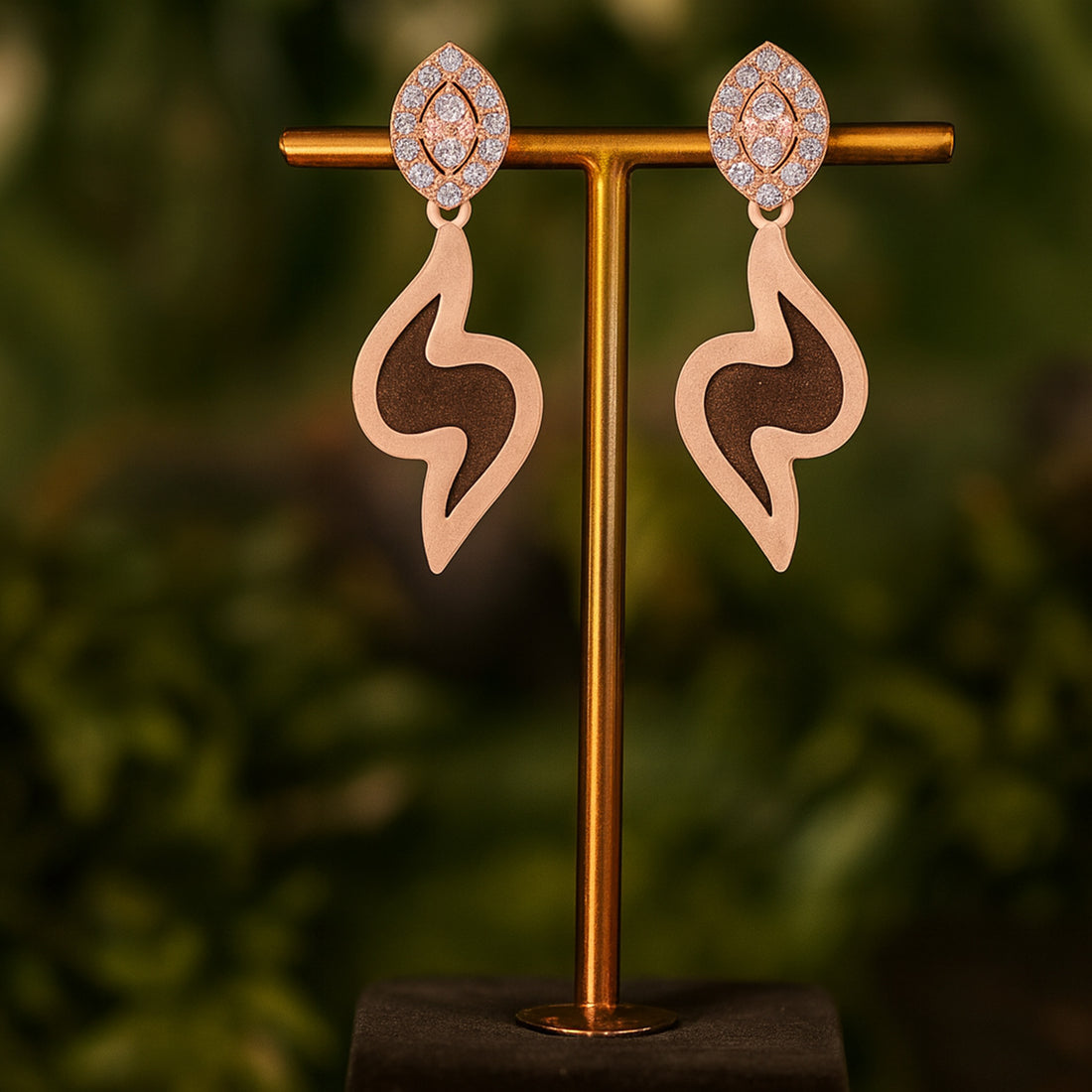 925 Sterling Silver Ember Grace Glow Earrings  For Women