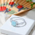 925 Sterling Silver Entangled Tetragon Rings For Women