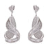 925 Sterling Silver Eternal Spiral Earring