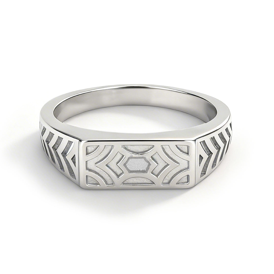 925 Sterling Silver Eternal Symmetry Ring for Men