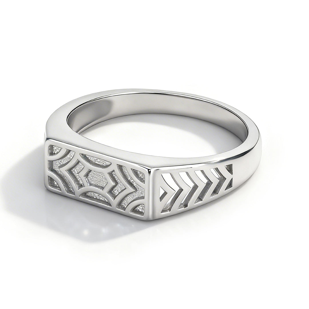 925 Sterling Silver Eternal Symmetry Ring for Men