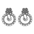 925 Sterling Silver Floral Chandbali Earrings For Women
